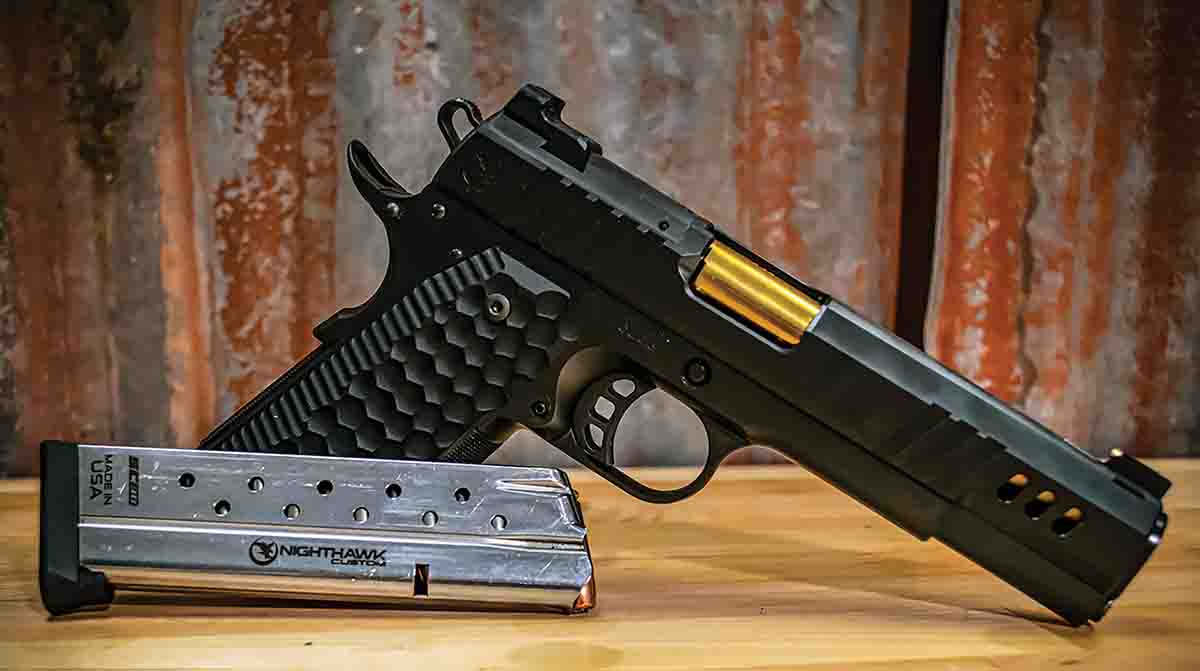 The Nighthawk Custom 1911 President was selected for all testing. It features a 12-round magazine that when chambered in 30 Super Carry is two more rounds than the version chambered in 9mm Luger.